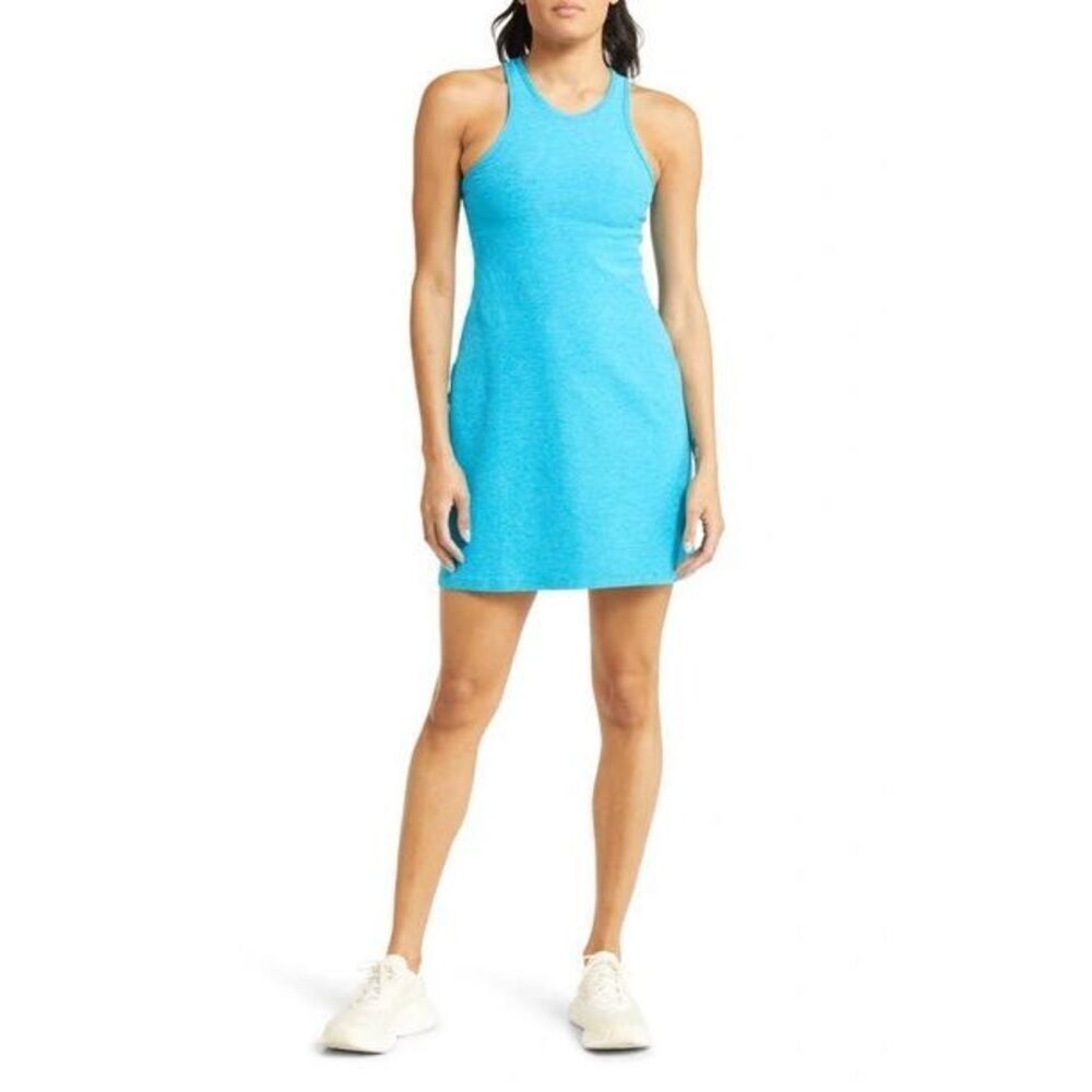 Beyond Yoga‎ Spacedye Under Lock and Key Dress in Blue Glow Heather Size XS